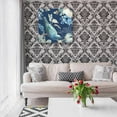 thumbnail image 4 of Epic Art 'Indigold XXIV' by Lisa Audit, Acrylic Glass Wall Art, 24"x24", 4 of 5