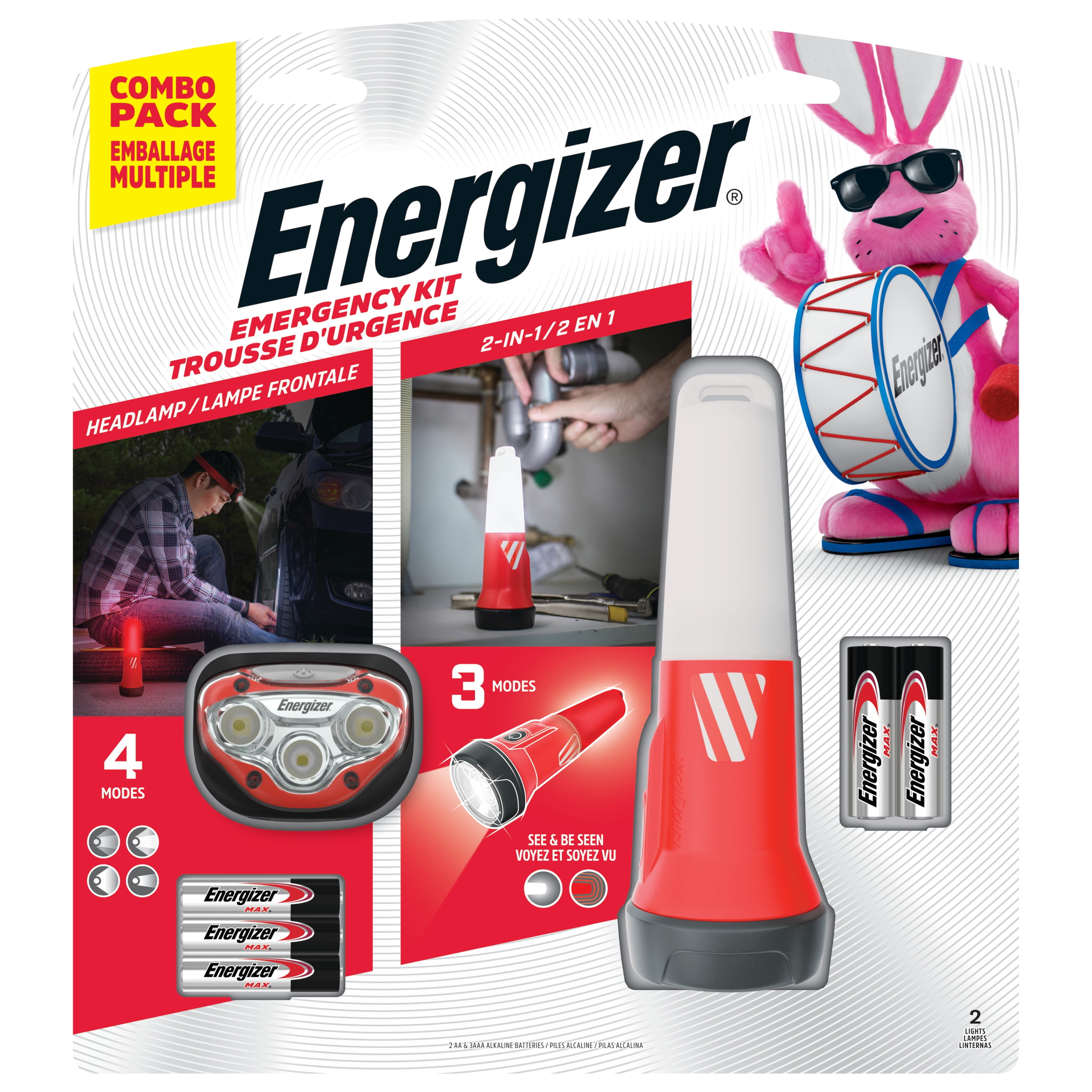 Lights Kit Light Safety Kit, Energizer 300 Lumen Auto