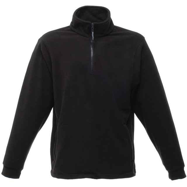 Regatta - Forro polar con cremallera de medio cuerpo anti-bolas hombre / caballero (Negro)