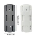 thumbnail image 2 of Punch Socket Holder Self Adhesive Desktop Socket Fixer Wall Mount Socket Bracket Power Strip Holder For WiFi Router Socket Fixer For Kitchen Home And, 2 of 8