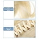 thumbnail image 3 of KAKOWELY Postizo de moño falso, moño con pinza, postizo de moño, soporte para moños de cabello rizado, 3 of 4