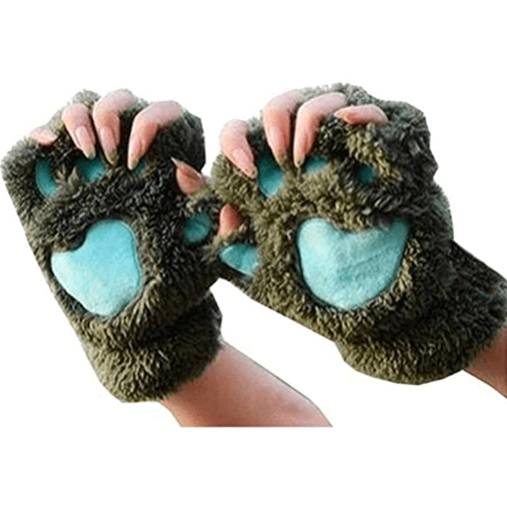 Sunloudy New Fashion Cat Paw Gloves Warm Winter Cat Claw Paw Mitten