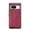 Red, variant on Dteck Detachable Zipper Wallet Case for Google Pixel 8,Magnetic Leather Card Pocket Bag Removable 2 in 1 Case Shockproof Rubber Kickstand Back Cover,Brown