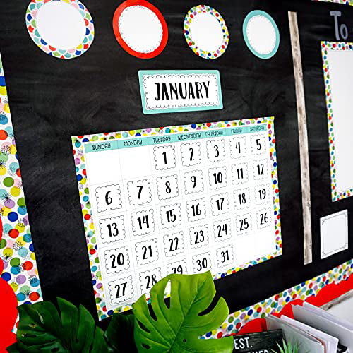 Creative Teaching Press Color Pop Calendar Set Bulletin Board 8764 