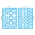 thumbnail image 2 of Laklulu 3 juegos de pegatinas de pared navideñas con copos de nieve, pegatinas decorativas para escaparates de Año Nuevo, pegatinas electrostáticas, 2 of 5