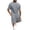 Gray_006, variant on Men's Short Sleeve Tracksuit Summer T Shirt & Shorts set Pockets Two Piece Casual Daily Duty-off Black 3XL