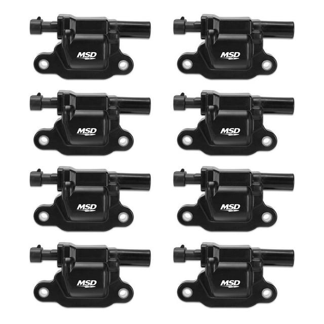 MSD Ignition Bobine d'Allumage 826583 Noir; Lot de 8