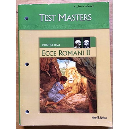 Pre-Owned Ecce Romani II Test Masters Fourth Edition (A Latin Program) Paperback