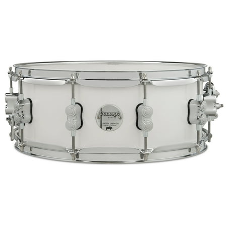 PDP Concept Maple 5.5x14 Pearlescent White Lacquer Snare