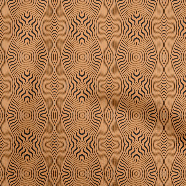 oneOone Velvet Orange Fabric Moire Sewing Craft Projects Fabric Prints By Yard 58 Inch Wide