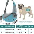 thumbnail image 2 of PetAmi Dog Sling Carrier for Small Dogs, Puppy Carrier Sling Purse, Dog Bags For Traveling, Carrying Bag to Wear Medium Cat, Adjustable Crossbody Pet Sling Travel, Poop Bag Dispenser, Max 10 lbs, Blue, 2 of 7
