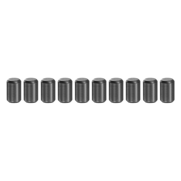 10Pack 5mm x 8mm Dowel Pins, 304 Stainless Steel Cylindrical Shelf Support Pegs Chamfered End Pin Rod Fasten Elements Metal Shelf Pegs, Black