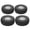 Silver, variant on NFTIGB 4 Pcs RC Tires Wear Resisting Aluminum Alloy Wheel Rims with Rubber Tires for Remote Control Crawler Car TRX-4 SCX10 90046 REDCAT GN8 Replacement Part Silver Black (9.84 in / 25 cm)