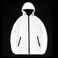 thumbnail image 2 of Kureaily Mens Glow In The Dark Jacket Windbreaker Reflective Jacket Top, 2 of 6