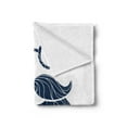 thumbnail image 2 of Manly Soft Flannel Fleece Blanket, Hand Drawn Sketch of Hipster Style Long Beard Mustache with Round Glasses, Cozy Plush for Indoor and Outdoor Use, 50" x 60", Dark Petrol Blue White, by Ambesonne, 2 of 5