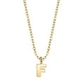 thumbnail image 2 of 1928 Jewelry Women's 14K Gold Dipped Minimalist Initial F Dainty Pendant Necklace, 20", 2 of 4