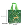 thumbnail image 2 of Christmas Gift Bags, Heavy Duty Tote Bags, Reusable Non Woven Christmas Gift Bags with Handles for Holiday Gift Wrapping, Multicolor, 9.1 x 8.7 x 4.3 Inches Durable Waterproof Grocery Bags, 2 of 7