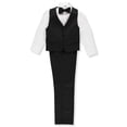thumbnail image 2 of Kids World Big Boys' "Best-Dressed" 5-Piece Tuxedo Suit - black, 12 (Big Boys), 2 of 2