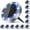Blue, variant on PETGLE Solar Ground Lights Outdoor, 12 Pack Flat Solar Powered Disc Lights, IP68 Waterproof, Anti-Rust, Landscape Lighting for Pathway Garden Yard Lawn Walkway Landscape Driveway, Blue