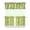 Avocado, variant on Earthy Tone Window Treatments - 3-Pack Natural Aesthetic Curtains, Farmhouse Caf Style with Semi-Sheer Fabric