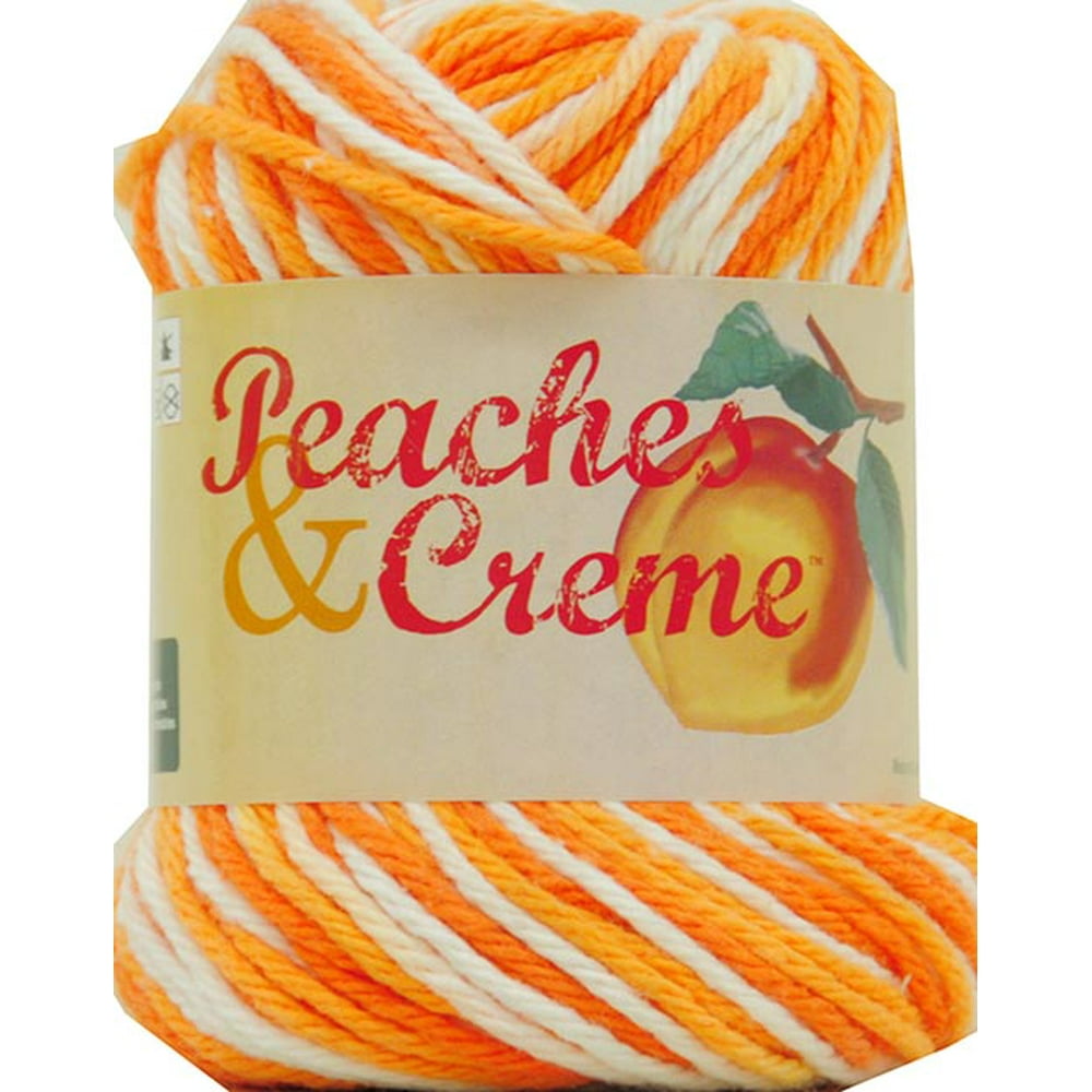 Peaches & creme Cotton Poppy Ombre Yarn, 1 Each