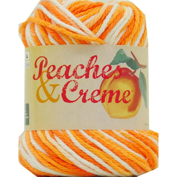 Peaches & creme Cotton Poppy Ombre Yarn, 1 Each