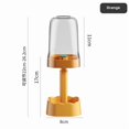 thumbnail image 1 of Orange Handle-Free Plastic Toothbrush Holder Set for Students - Minimalist Electric Toothbrush Stand with Hanging Design, Child-Safe Versatile Storage Solution for Dorm Bathroom & Kitchen, 1 of 6