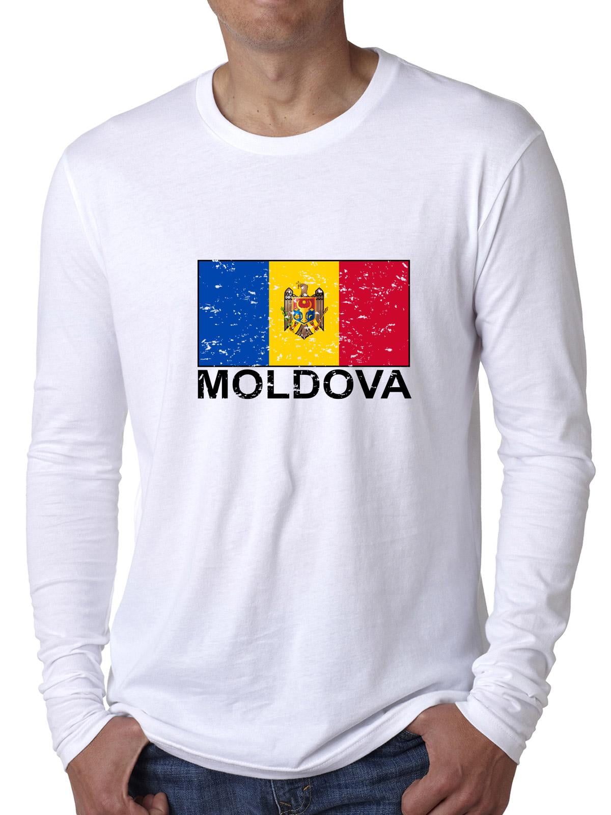 Hollywood Thread - Moldova Flag - Special Vintage Edition Men's Long ...