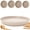 Plates Beige 4Pcs, variant on 9 Inch Unbreakable Whea-t Straw Dinner Plates - Reusable Microwave And Dishwasher Safe, Plastic Dinner Dishes Lightweight Plates Salad Kids Adult for Kitchen Camping Sturdy