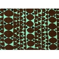 thumbnail image 1 of Ahgly Company Indoor Rectangle Abstract Turquoise Blue Modern Area Rugs, 5' x 8', 1 of 4