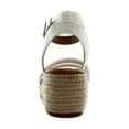 thumbnail image 4 of Lucky Brand Nasli Women's Sandals White Size 8.5 M, 4 of 8