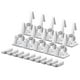 thumbnail image 1 of 10 Pcs Cabinet Locks Child Safety Latches Baby Proofing Cabinet Drawer Locks Adhesive Latches (white), 1 of 4