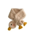 thumbnail image 4 of AWZXDE Winter Kids Scarf With Cartoon Goose Design Soft Thickened Warm Neck Wrap Cute Windproof For Children Cold Weather 2-8 Years Beige, 4 of 5