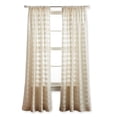 thumbnail image 2 of Martha Stewart Sandy Indoor Polyester Sheer Poletop Curtain Panel Pair , Ivory , 50"x84" , Set of 2, 2 of 6