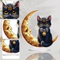 thumbnail image 3 of (GJ503) Adorno Gato en La (Diamante Brillante Una Cara + Diamante Forma Especial), 3 of 9
