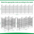 thumbnail image 5 of 8-Panel 11ft Garden Fence, 12x17 inch, Black, 16 Piece, 5 of 7