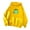 Yellow#sweaters hoodie for women, variant on LMKIHUSA Printed Hoodies for Women Frog Print Long Sleeve Tops Drawstring Pullover Casual Winter Sweatshirts with Pockets White,XXL