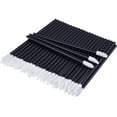thumbnail image 1 of 100 Stück Einweg Lippenpinsel Stick Lippenstift Pinsel Gloss Stab Applikatoren, Schwarz Ormromra LKX-1400, 1 of 6