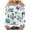Green, variant on Darzheoy Womens Tops Pullover Solid Color Floral Graphic Hoodless Fall Versatile Fashion Sweatshirts Loose Long Sleeve Printed Casual Blouses