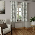 thumbnail image 2 of Ambesonne Grommet Curtain, , 50"x72", Cream Ceil Blue and Grey, 2 of 5