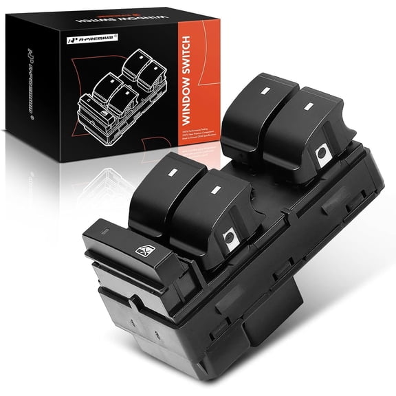 A-Premium - Driver Side Power Master Window Switch - Compatible with GMC Vehicles - 2007-2017 - Acadia, Acadia Limited - Replace 10390508, 20945224, 25789239