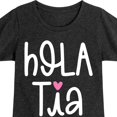 thumbnail image 3 of Instant Message - Hola Tia - Toddler & Youth Girls Short Sleeve Graphic T-Shirt, 3 of 6