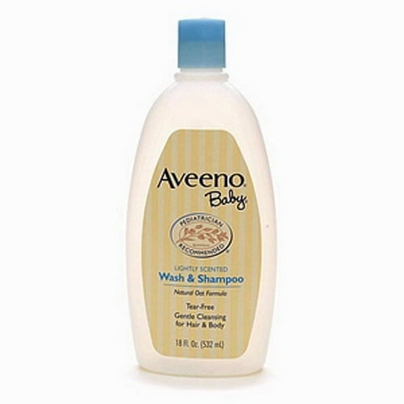Aveeno Lightly Scented Baby Wash And Shampoo, Tear Free, 18 Oz