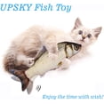 thumbnail image 5 of Yirtree Flopping Fish Cat Toy, Realistic Plush Simulation Electric Moving Cat Kicker Toy, Funny Interactive Floppy Fish for Cat Supplies，Mice Animal Toys, 5 of 8