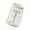 White, variant on Plastic Collectible Display Case 360 View Rotating Cabinet With Adverse Dust Design Doll Display Box For Home Office