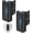 Black, variant on Door Reinforcement Lock for Front Door, Child Proof Top of Door Safety Latch Extra Flip Door Lock Withstand 800 Lbs High Home Security Night Guardian for Inward Swinging Doors Kids Safety Stop Entry