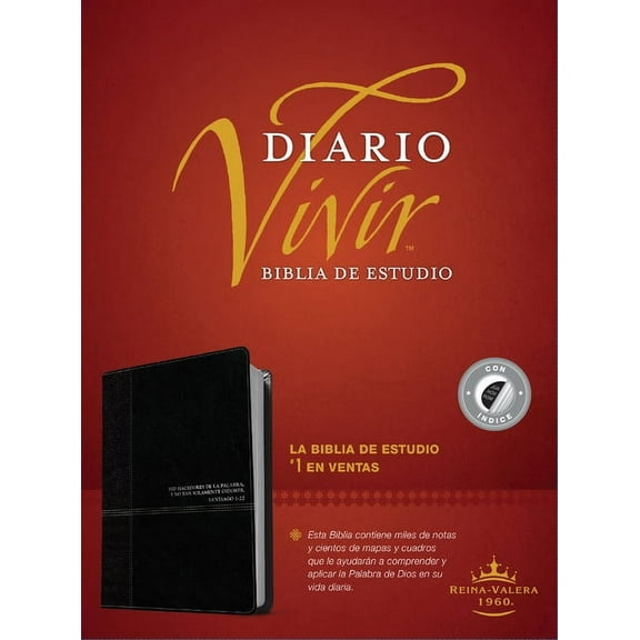 Biblia de Estudio del Diario Vivir Rvr60, Duotono