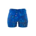 thumbnail image 2 of Scotch & Soda Maison Scotch Women's Printed Denim Shorts 26 Cobalt Blue, 2 of 2