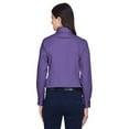 thumbnail image 2 of Harriton M500W Ladies Easy Blend Long-Sleeve Twill&nbsp;Shirt with Stain-Release, 2 of 3
