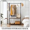 thumbnail image 3 of HEALEEP Portable Clothes Rack Clothing Display Wood Wrinkle-Free 1Pack, 3 of 8
